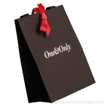 durable paper bag with logo print/ logo bag prinitng